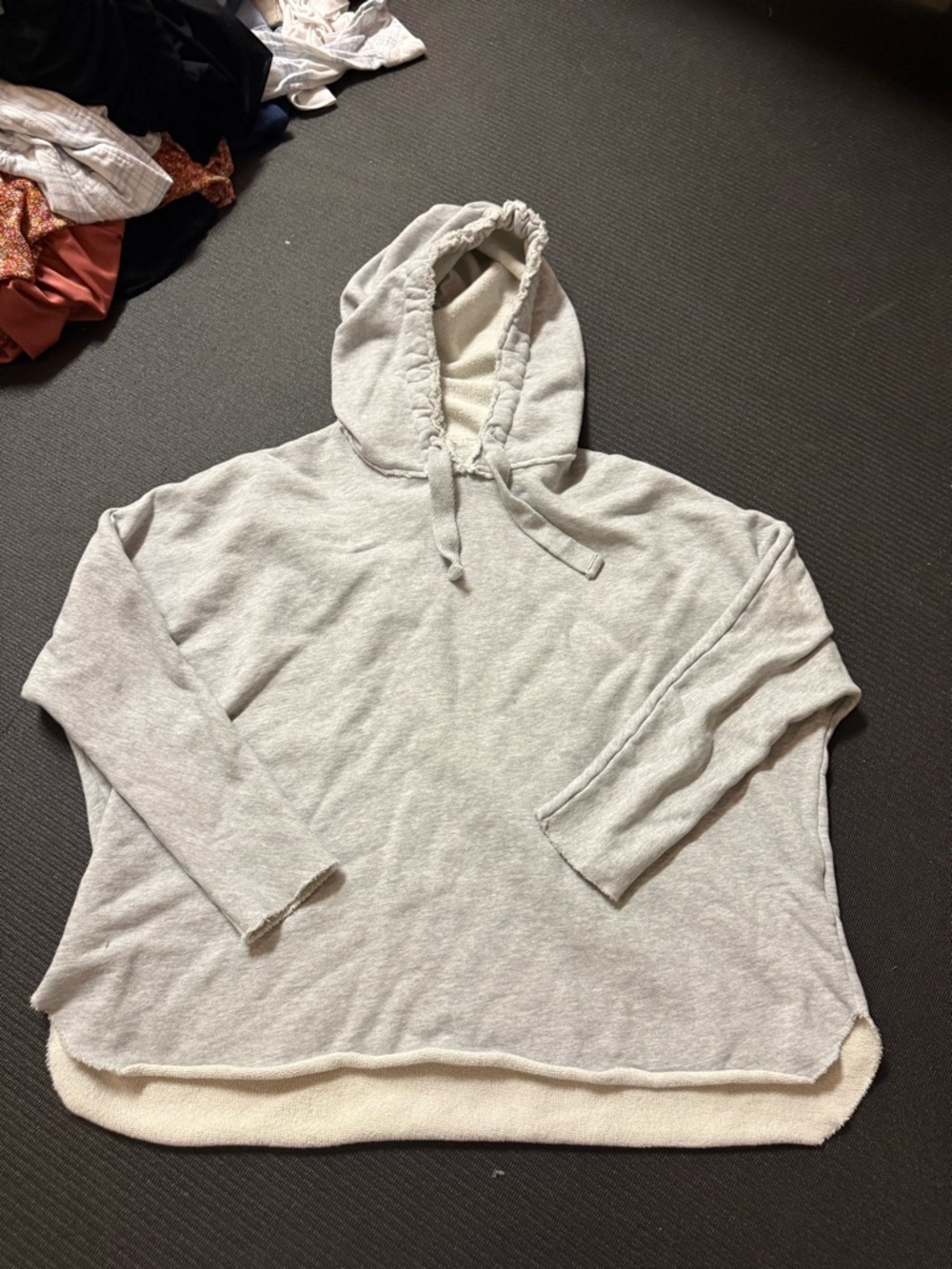 Frank & Eileen Light Gray Hoodie with Sherpa Lining